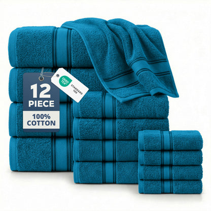 Luxury Zero Twist Cotton Bath Towels