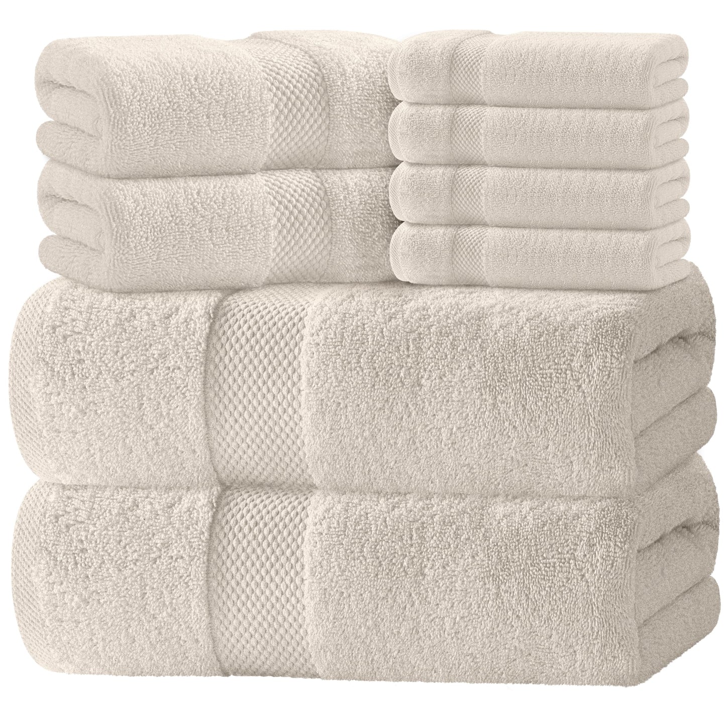 Luxury Turkish Cotton Bath Towel Set