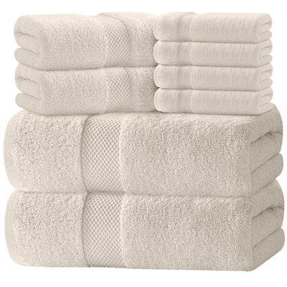 Luxury Turkish Cotton Bath Towel Set
