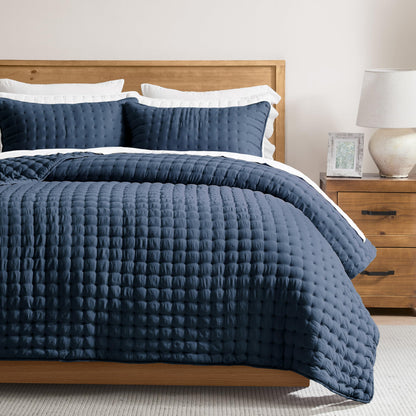 Lightweight Quilted Bedspread Coverlet Set