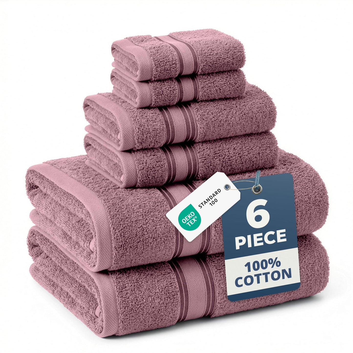Luxury Zero Twist Cotton Bath Towels