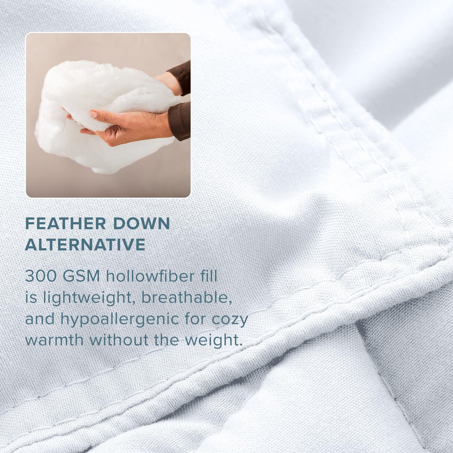 Bare Home Hypoallergenic Down Alternative Comforter Set