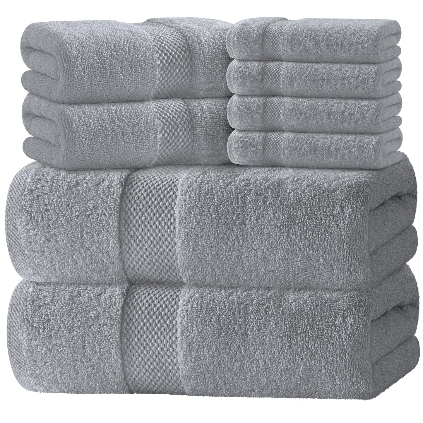 Luxury Turkish Cotton Bath Towel Set
