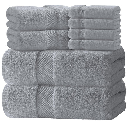 Luxury Turkish Cotton Bath Towel Set