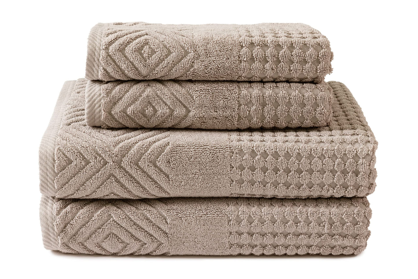 Texere 100% Organic Cotton Jacquard Towel Sets