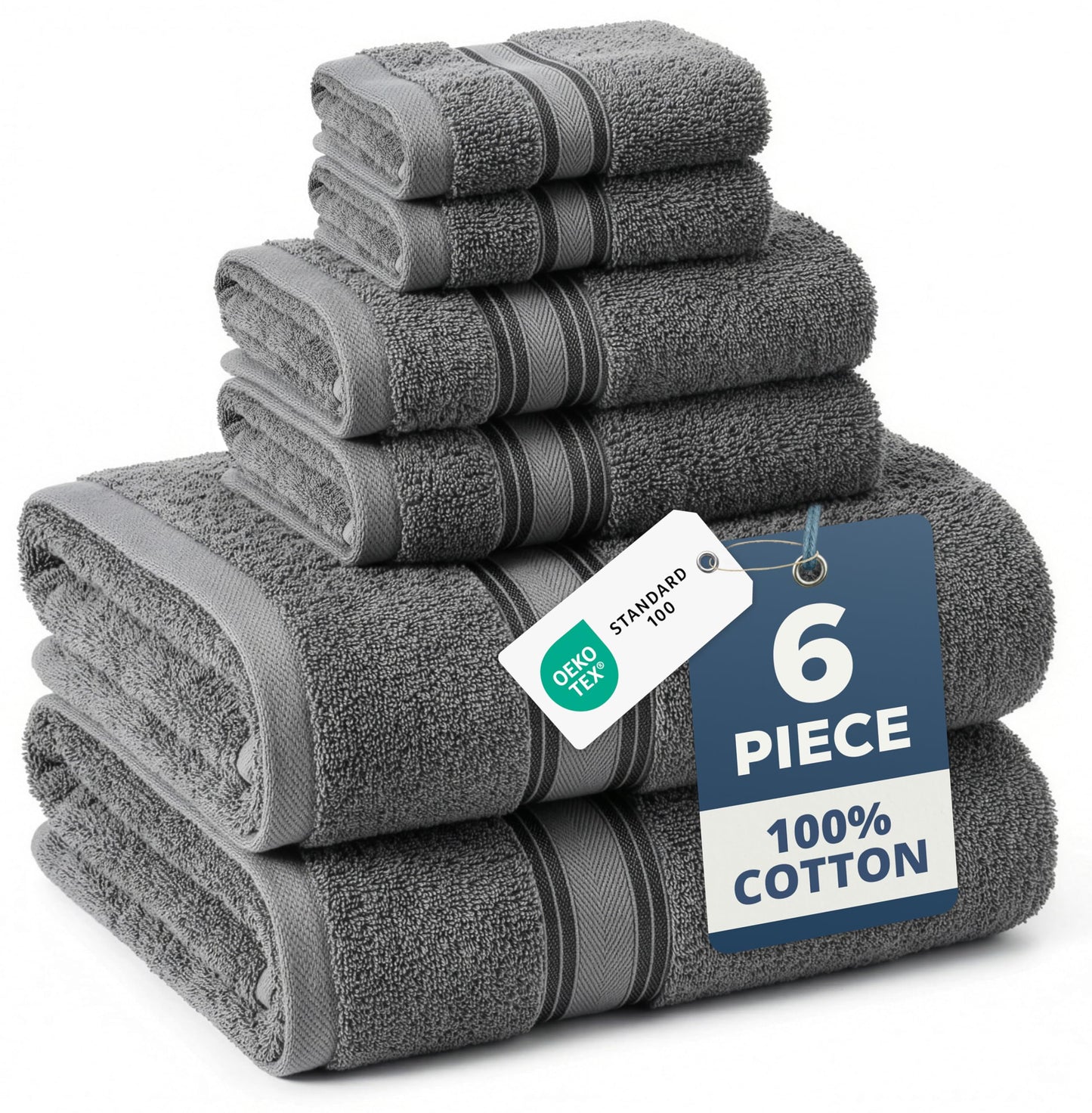 Luxury Zero Twist Cotton Bath Towels