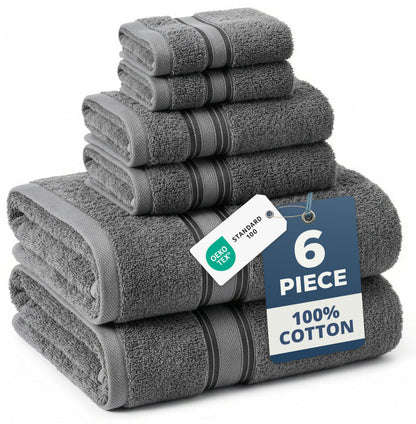 Luxury Zero Twist Cotton Bath Towels