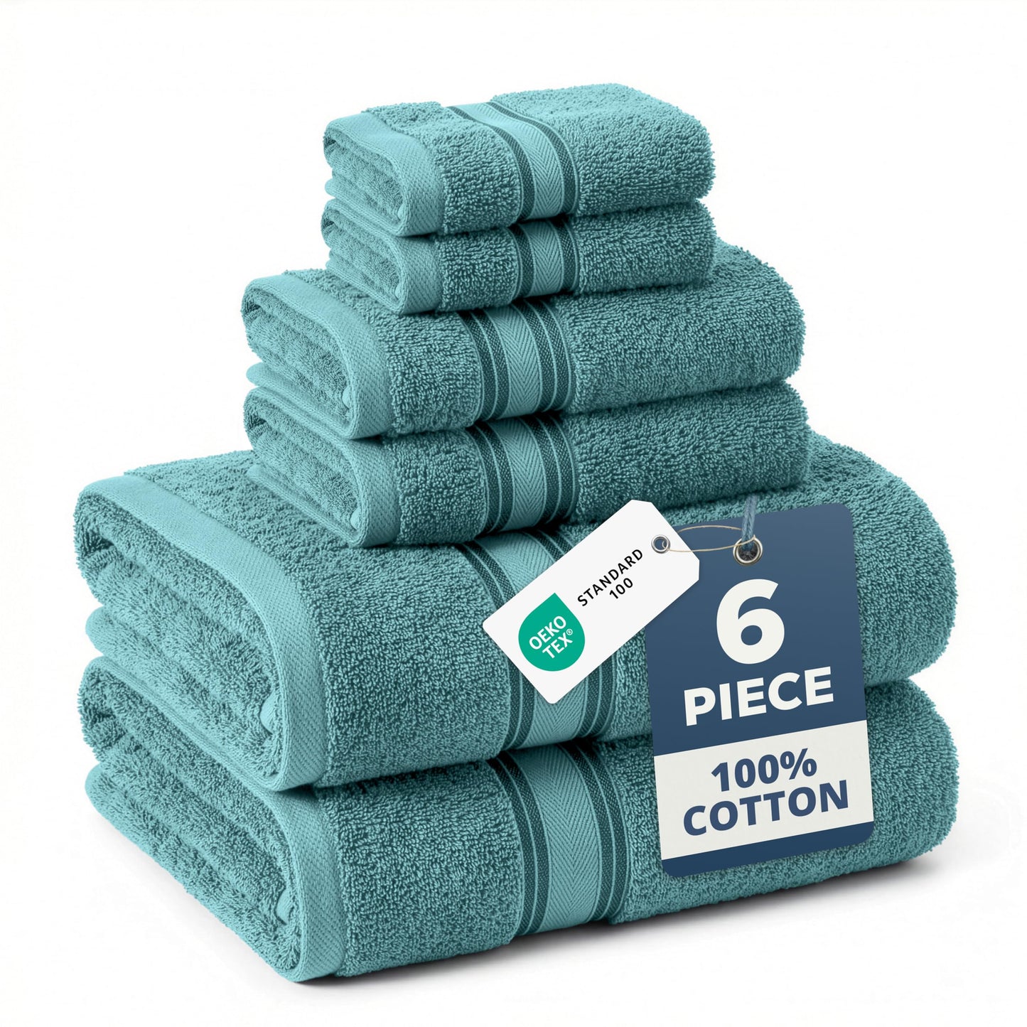 Luxury Zero Twist Cotton Bath Towels