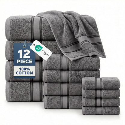 Luxury Zero Twist Cotton Bath Towels