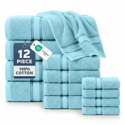 Luxury Zero Twist Cotton Bath Towels