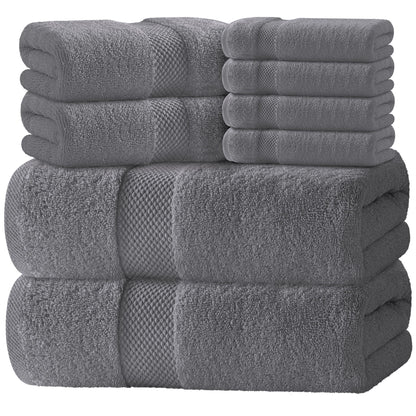 Luxury Turkish Cotton Bath Towel Set