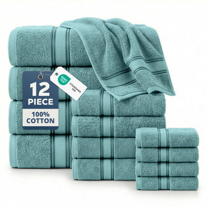 Luxury Zero Twist Cotton Bath Towels