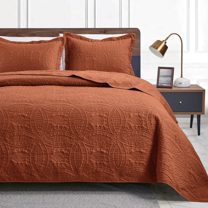 Brushed Microfiber Lightweight Quilt Set