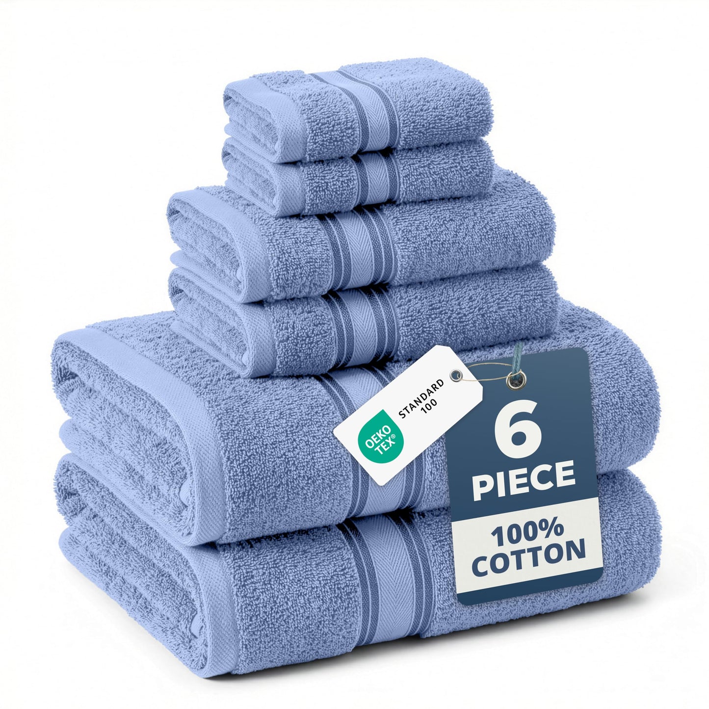 Luxury Zero Twist Cotton Bath Towels