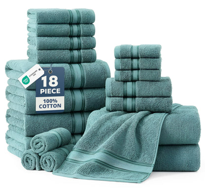 Luxury Zero Twist Cotton Bath Towels