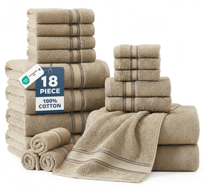 Luxury Zero Twist Cotton Bath Towels