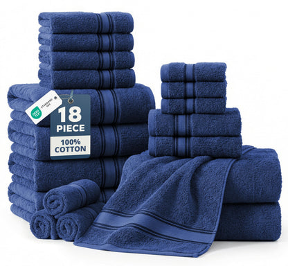 Luxury Zero Twist Cotton Bath Towels