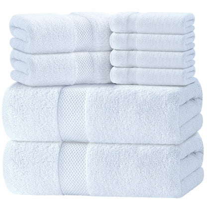 Luxury Turkish Cotton Bath Towel Set