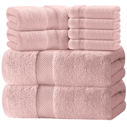 Luxury Turkish Cotton Bath Towel Set
